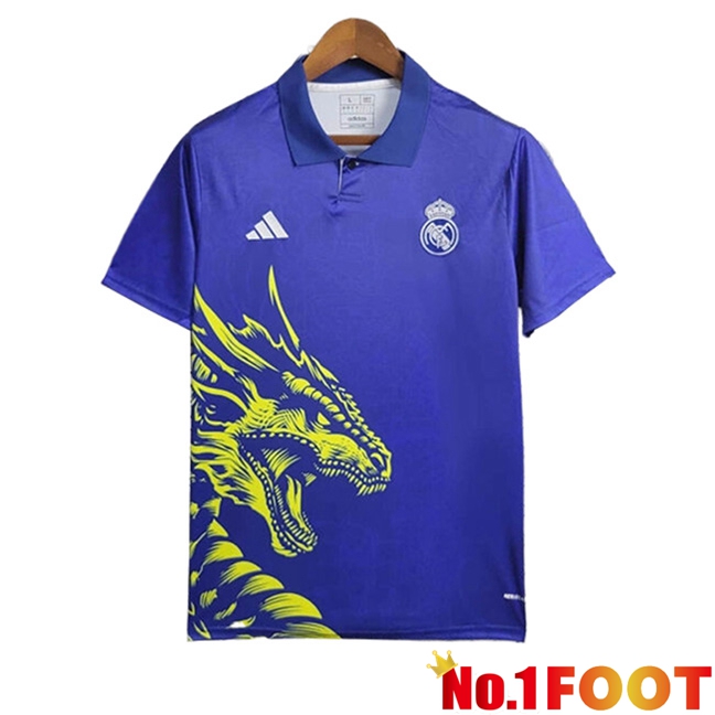 Real Madrid Soccer Jersey Special Edition Blue 2024/2025