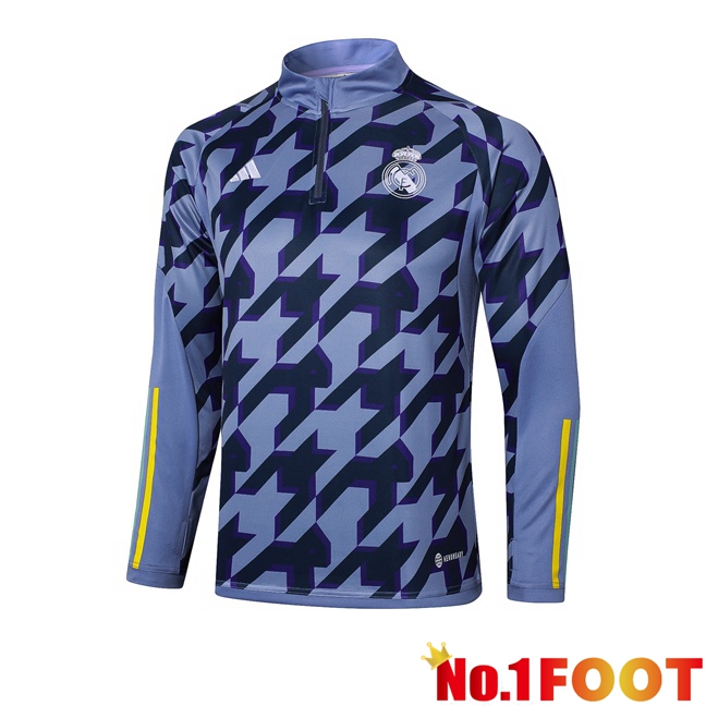 Real Madrid Training Sweatshirt Blue 2024/2025