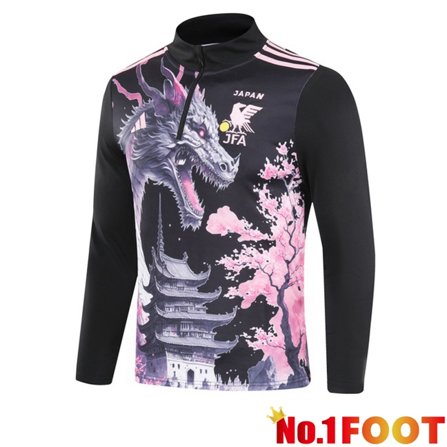 Japan Training Sweatshirt Black 2024/2025