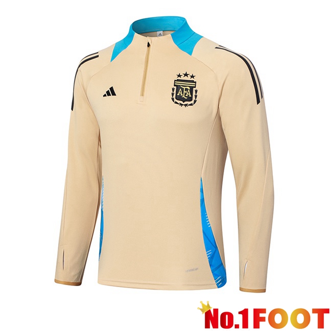 Argentina Training Sweatshirt Yellow 2024/2025