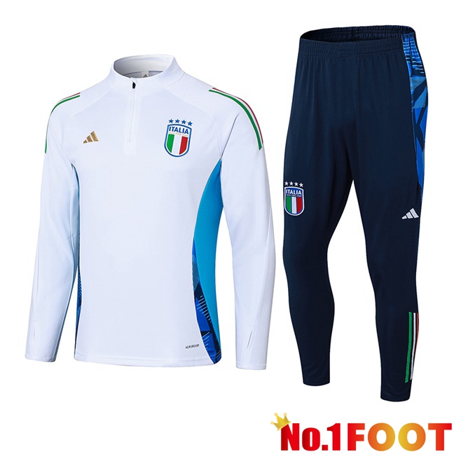 Italy kit Training Tracksuit White 2024/2025