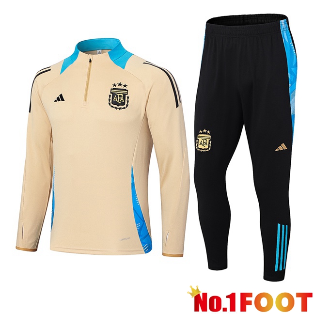 Argentina kit Training Tracksuit Yellow 2024/2025