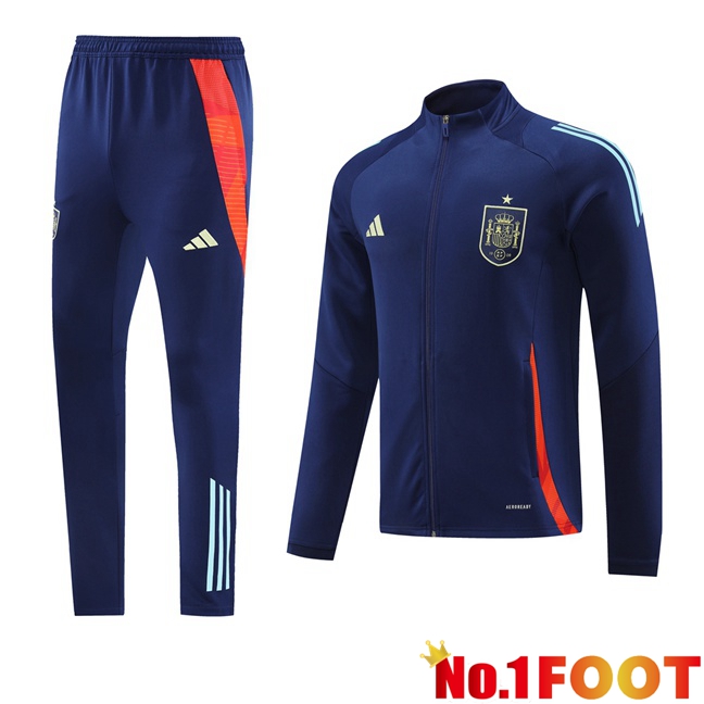 Spain kit Training Jacket Suit Blue Royal 2024/2025