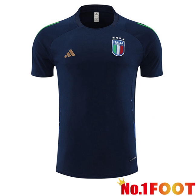 Italy Training T Shirt Blue Royal 2024/2025