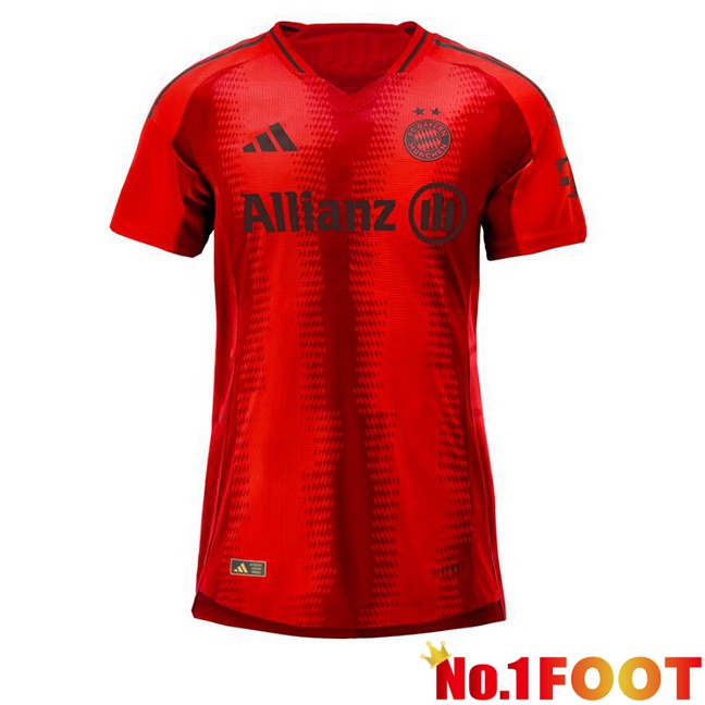 Bayern Munich Women Home Soccer Jersey Red 2024/2025