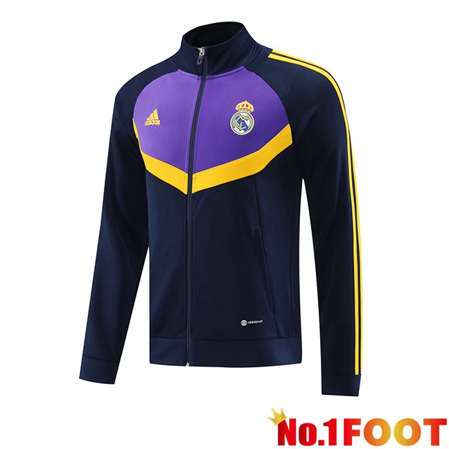 Real Madrid Training Jacket Blue Royal Purple 2024/2025