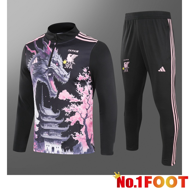 Japan Kids kit Training TracksuitBlack 2024/2025