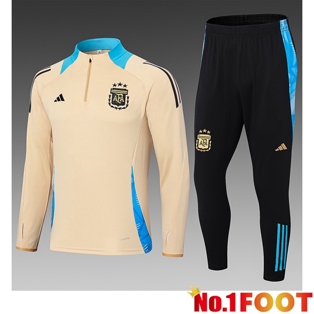 Argentina Kids kit Training TracksuitYellow 2024/2025