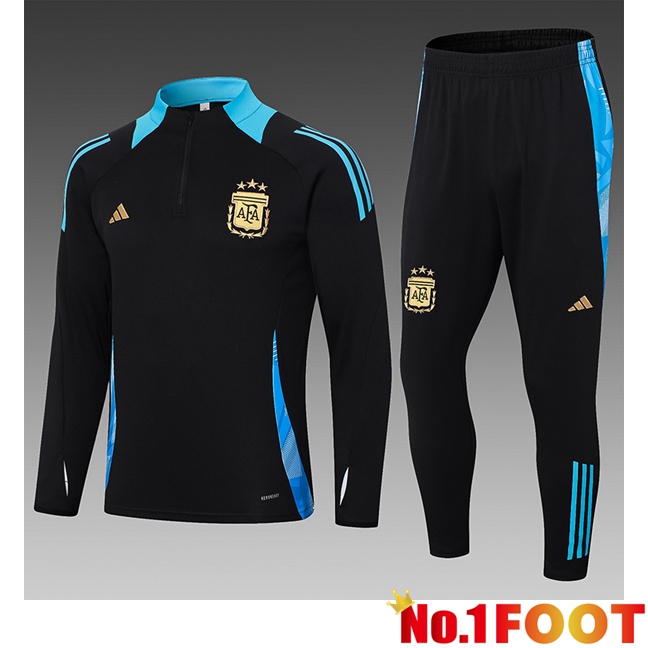 Argentina Kids kit Training TracksuitBlack 2024/2025