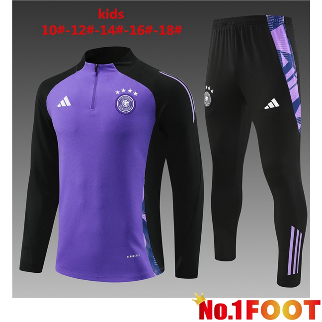 Germany Kids kit Training TracksuitPurple 2024/2025