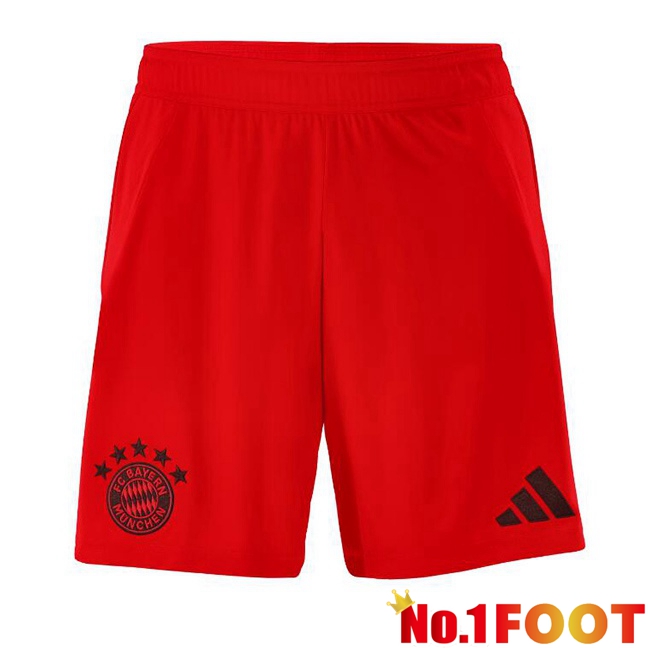 Bayern Munich Home Soccer Shorts Red 2024/2025