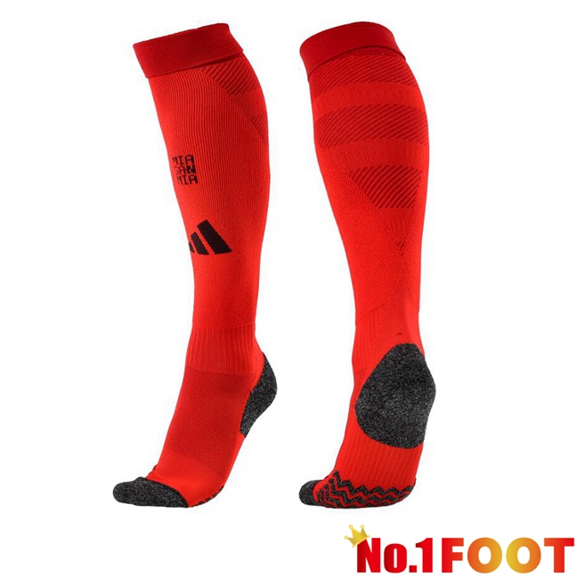 Bayern Munich Home Soccer Socks Red 2024/2025