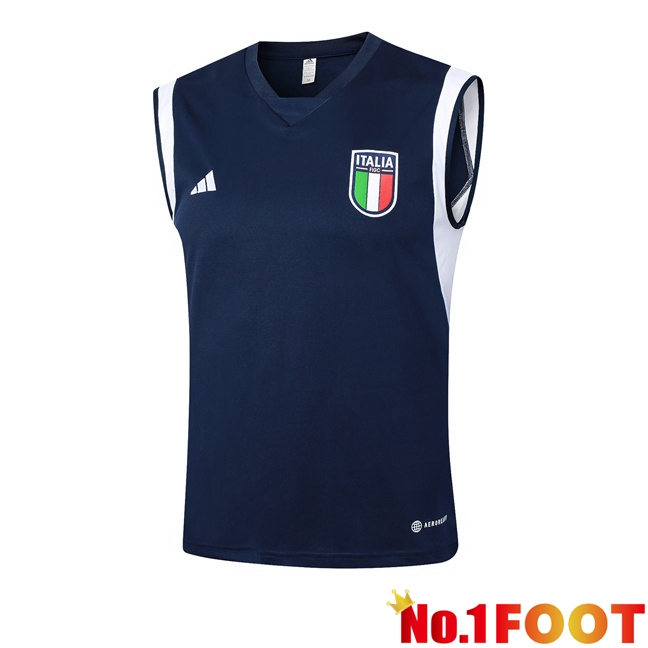 Italy Soccer Vest Blue Royal 2024/2025