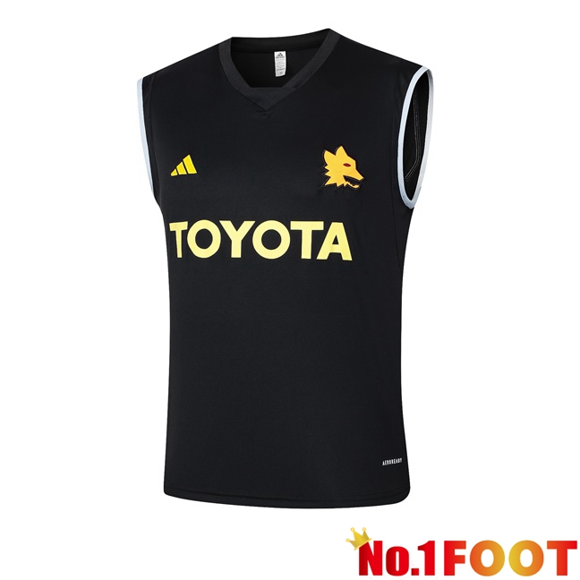 AS Roma Soccer Vest Black 2024/2025