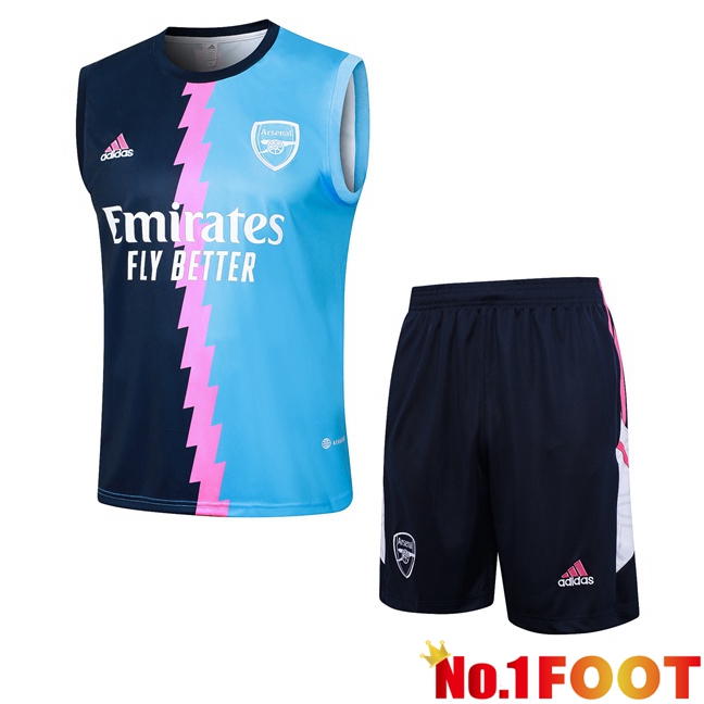 Arsenal Soccer Vest + Shorts Blue 2024/2025