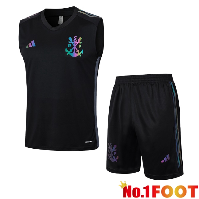 Flamengo Soccer Vest + Shorts Black 2024/2025