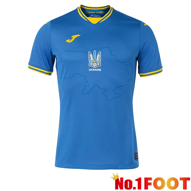 Ukraine Away Soccer Jersey UEFA Euro 2024