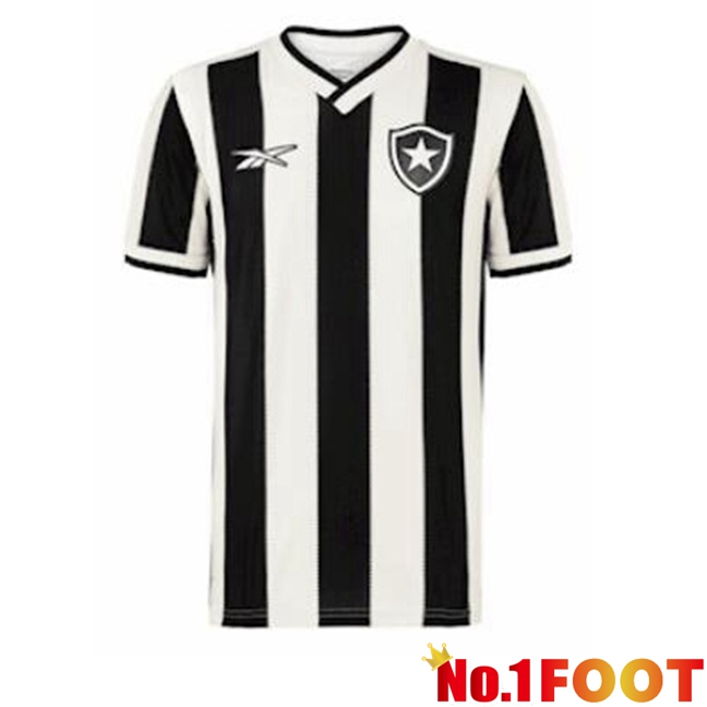 Botafogo FR Home Soccer Jersey White Black 2024/2025