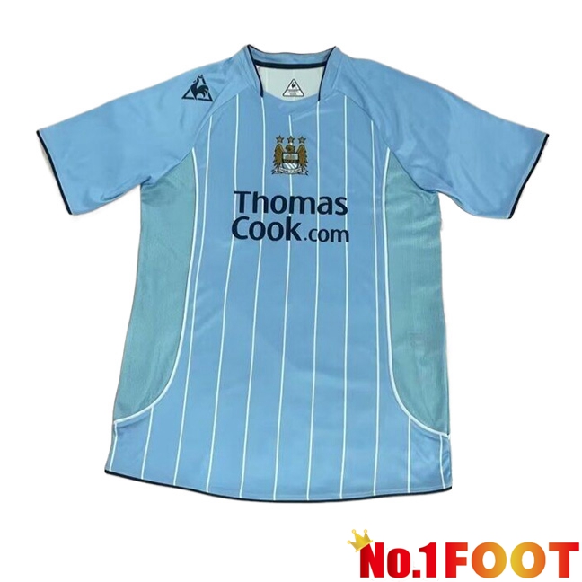 Manchester City Retro Home Soccer Jersey 1998/1999