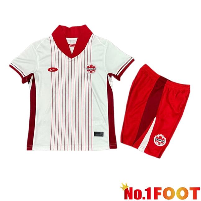 Canada Kids Away Soccer Jersey 2024/2025