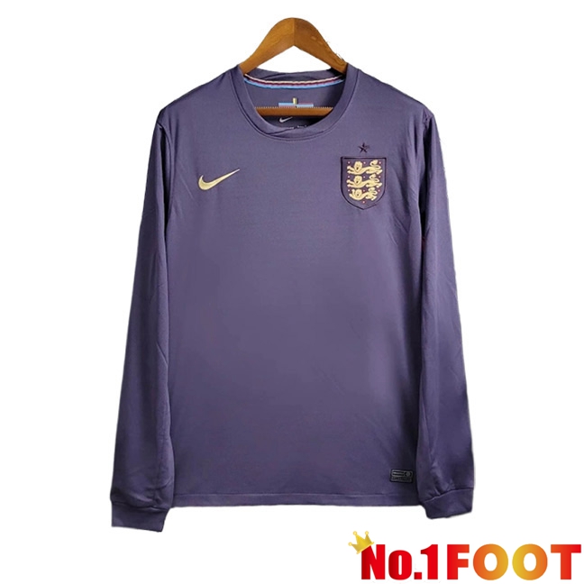 England Away Soccer Jersey Long Sleeve 2024/2025