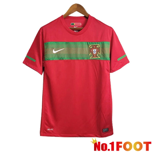 Portugal Retro Home Soccer Jersey 2010