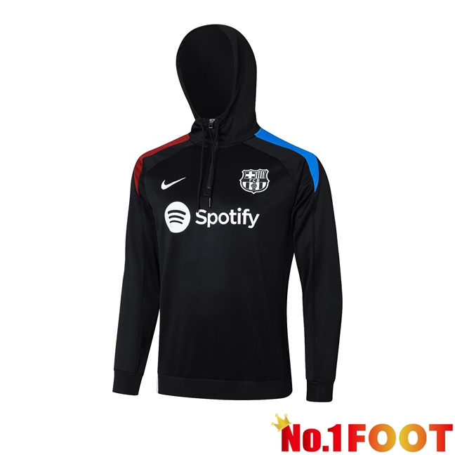 FC Barcelona Training Sweatshirt Hoodie Black 2024/2025