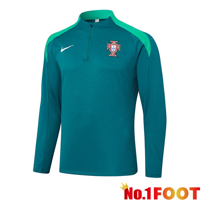 Portugal Training Sweatshirt Green 2024/2025