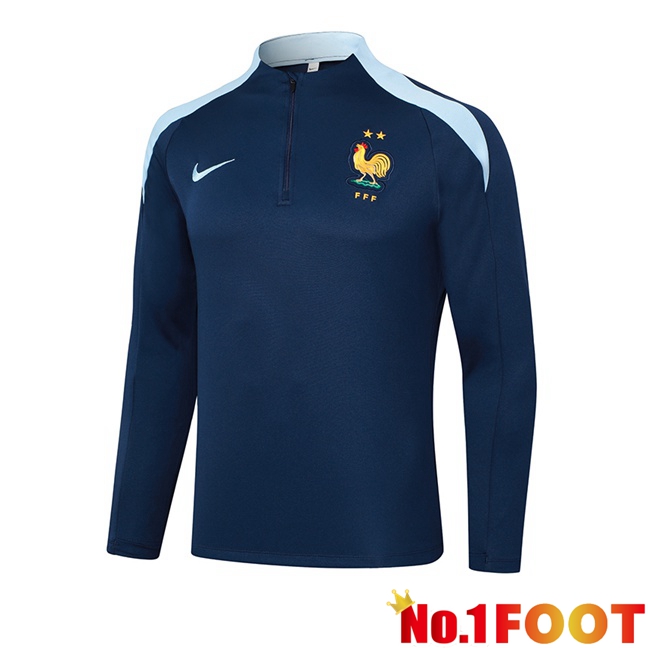 France Training Sweatshirt Blue Royal 2024/2025