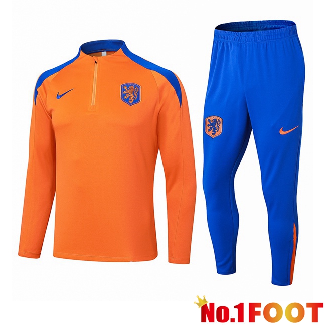 Netherlands kit Training Tracksuit Orange 2024/2025