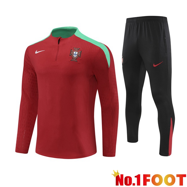 Portugal kit Training Tracksuit Red 2024/2025