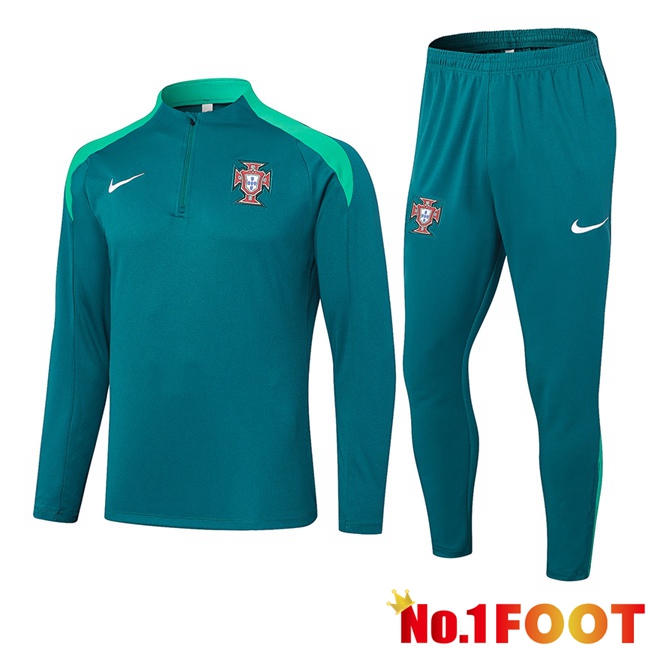 Portugal kit Training Tracksuit Green 2024/2025