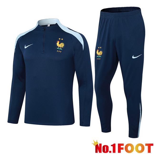 France kit Training Tracksuit Blue Royal 2024/2025