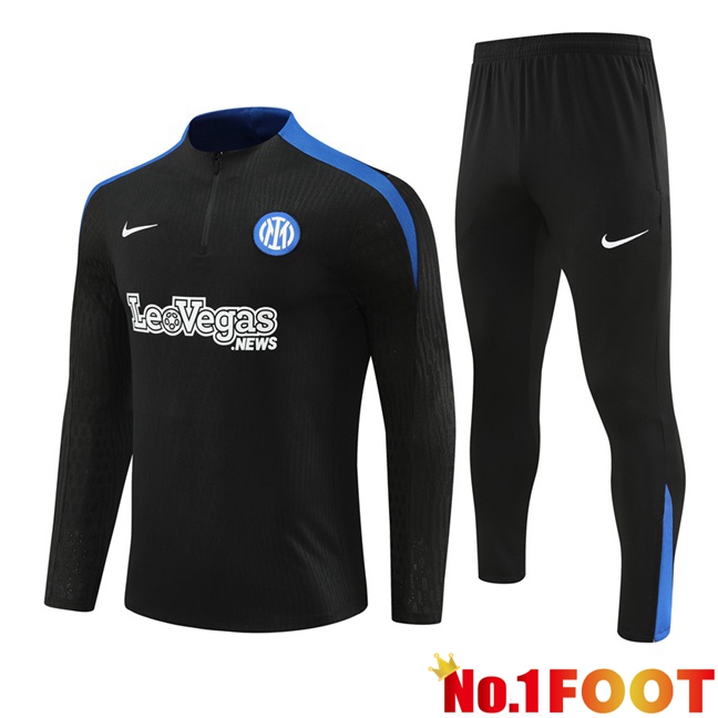 Inter Milan kit Training Tracksuit Black 2024/2025