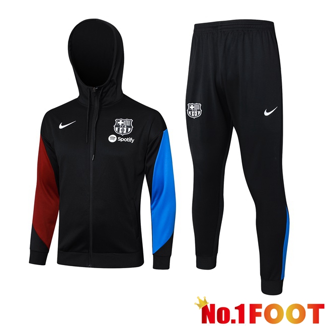 FC Barcelona Training Tracksuit - Windbreaker Black 2024/2025