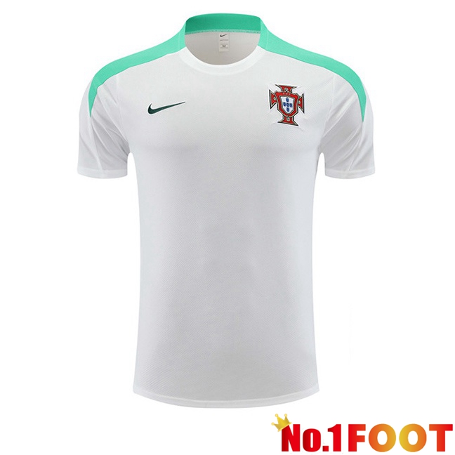 Portugal Training T Shirt White 2024/2025