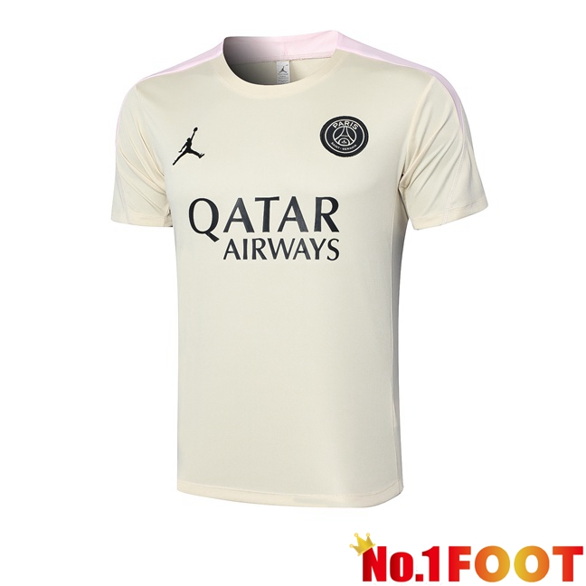 Paris PSG Training T Shirt Yellow 2024/2025