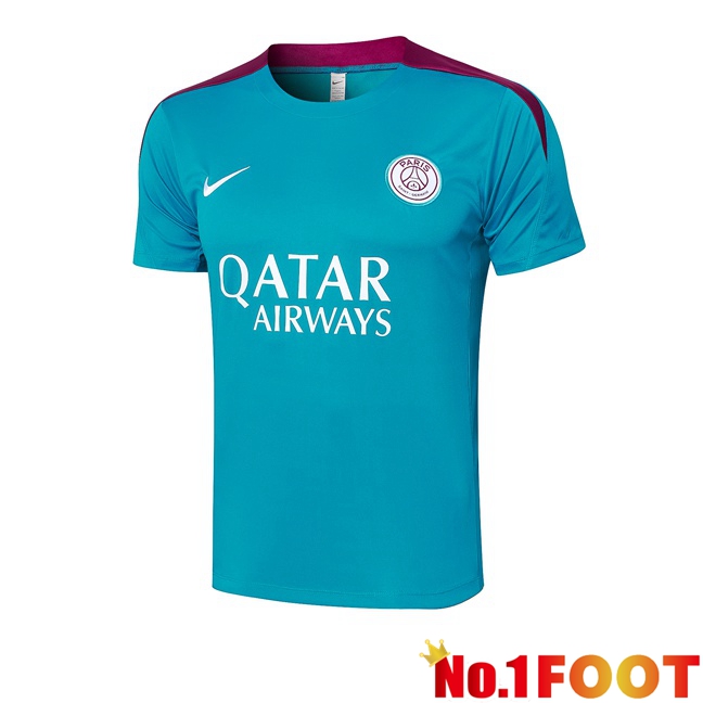 Paris PSG Training T Shirt Green 2024/2025