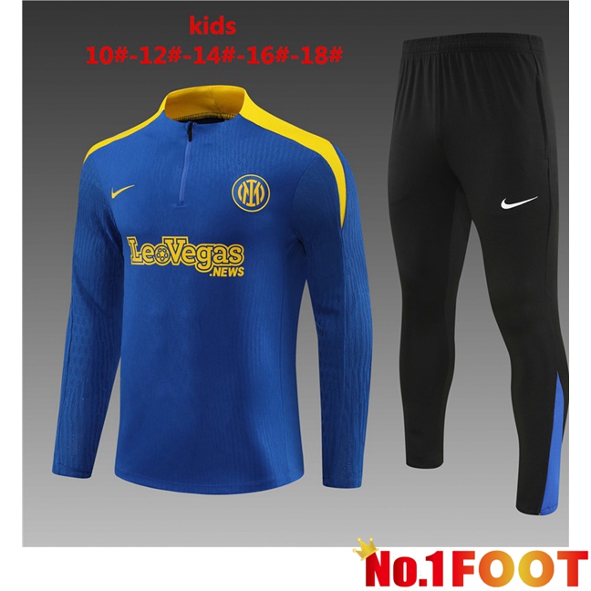 Inter Milan Kids kit Training TracksuitBlue 2024/2025