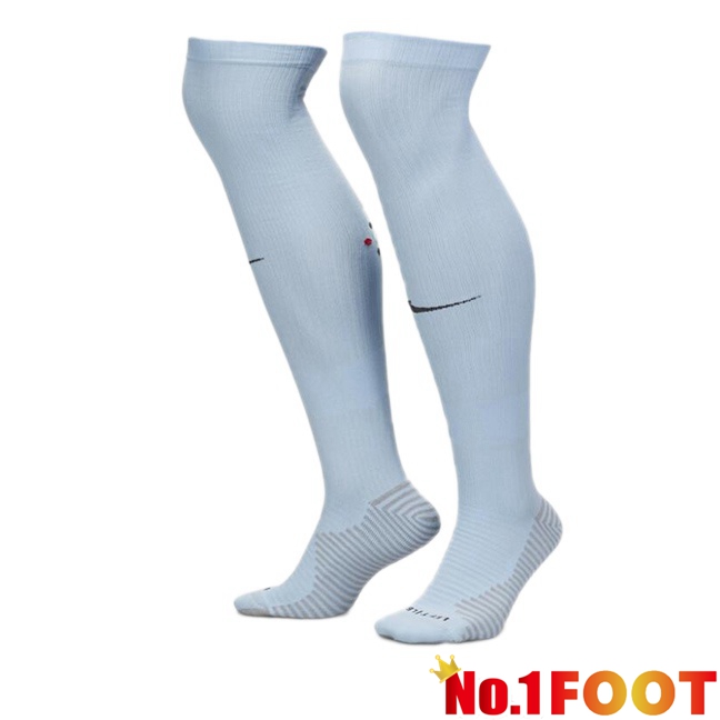 Portugal Away Soccer Socks Blue 2024/2025