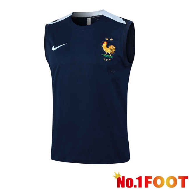 France Soccer Vest Blue Royal 2024/2025