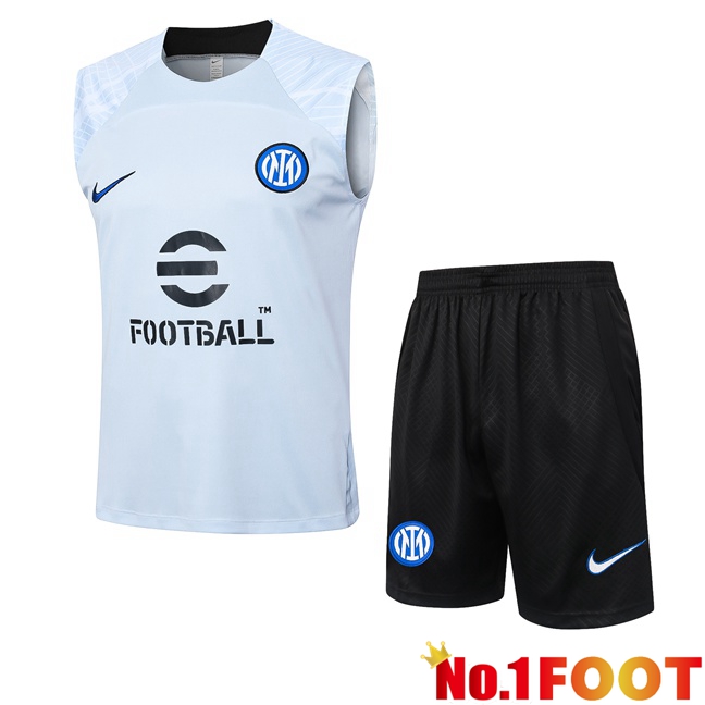 Inter Milan Soccer Vest + Shorts Blue 2024/2025