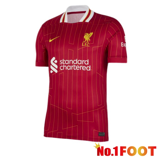 FC Liverpool Home Soccer Jersey Red 2024/2025