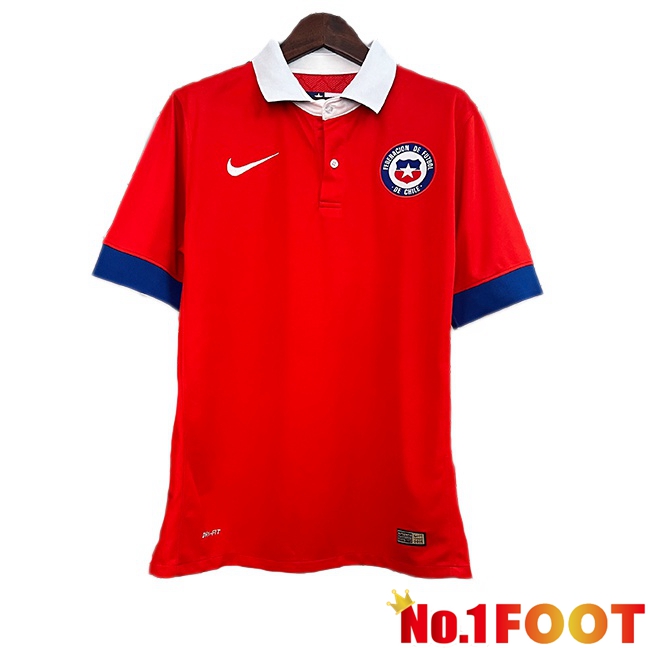 Chile Retro Home Soccer Jersey Red 2015-2016