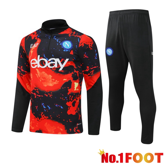 SSC Napoli kit Training Tracksuit Red Black 2024/2025