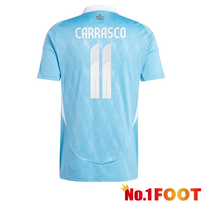 Belgium (CARRASCO 11) Away Soccer Jersey UEFA Euro 2024