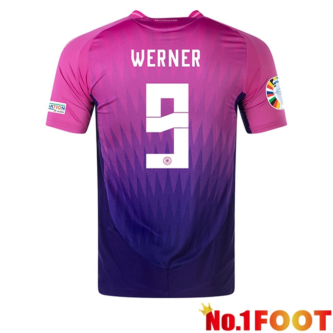 Germany (WERNER 9) Away Soccer Jersey UEFA Euro 2024