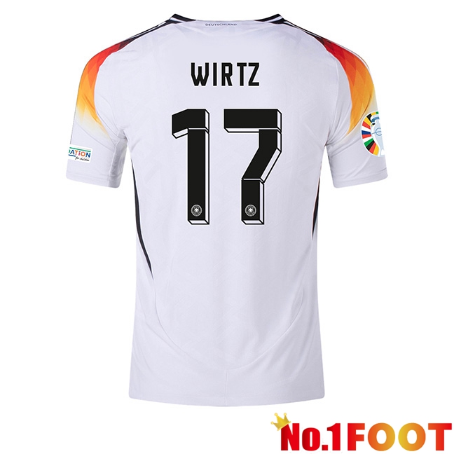 Germany (WIRTZ 17) Home Soccer Jersey UEFA Euro 2024