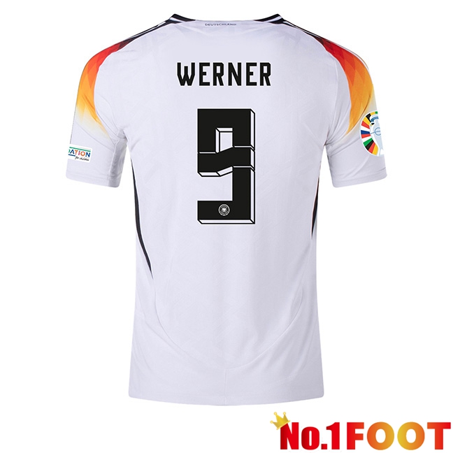 Germany (WERNER 9) Home Soccer Jersey UEFA Euro 2024