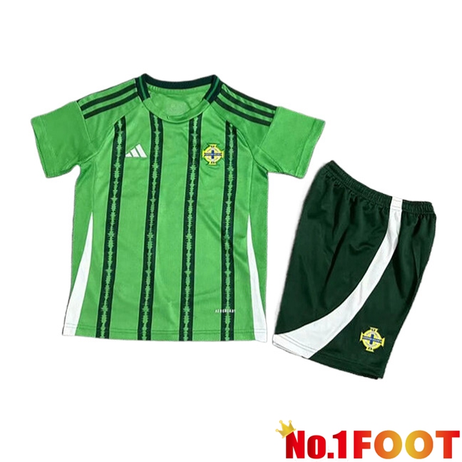 North Ireland Kids Home Soccer Jersey 2024/2025